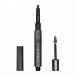 Sienna X Sculpting Brow Pencil + Fixing Serum Koreguojantis pieštukas + fiksuojantis serumas Dark Brunette