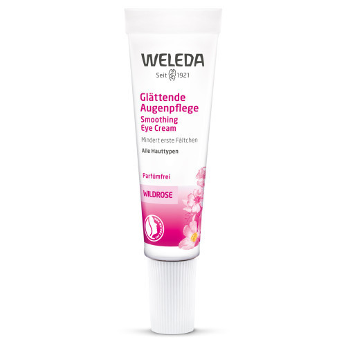 Weleda Wild Rose Smoothing Eye Cream Paakių kremas nuo raukšlių su laukinėmis rožėmis 10ml