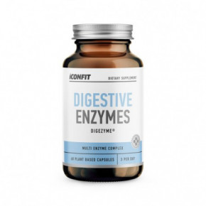 Iconfit Digestive Enzymes Supplement Maisto papildas virškinimui gerinti 60 kapsulių