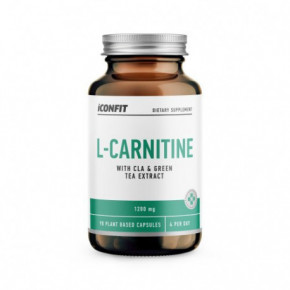 Iconfit L-Carnitine With CLA & Green Tea L-CARNITINE su CLA ir žaliosios arbatos ekstraktu 90 kapsulių