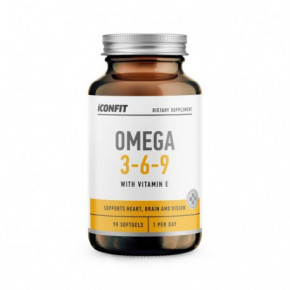 Iconfit Omega 3-6-9 Food Supplement Omega 3-6-9 Taukskābes 90 kapsulas