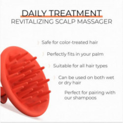 DS Laboratories Revitalizing Scalp Brush Galvos odą stimuliuotis šepetys Orange