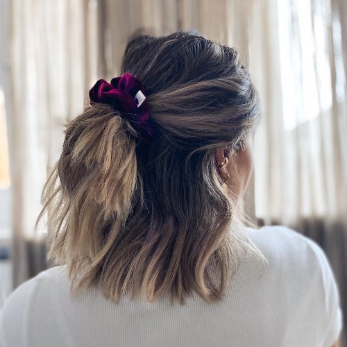 Bellody Original Scrunchie Medžiaginė plaukų gumytė Champagne Beige