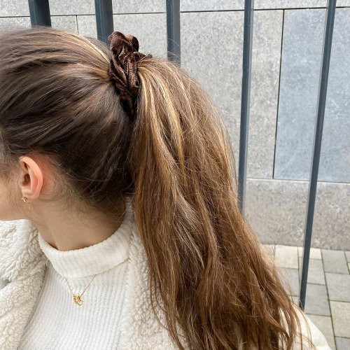 Bellody Original Scrunchie Medžiaginė plaukų gumytė Champagne Beige