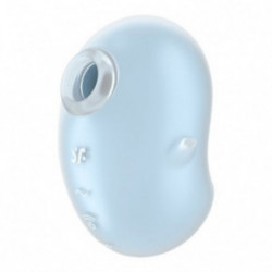 Satisfyer Cutie Ghost Double Air Pulse Vibrator Klitorio stimuliatorius Blue