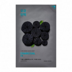 Holika Holika Pure Essence Mask Sheet Charcoal Lakštinė veido kaukė su medžio anglies milteliais 23ml