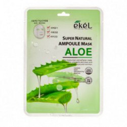 Ekel Super Natural Ampoule Mask Aloe Lakštinė veido kaukė su alijošiaus ekstraktu 25g