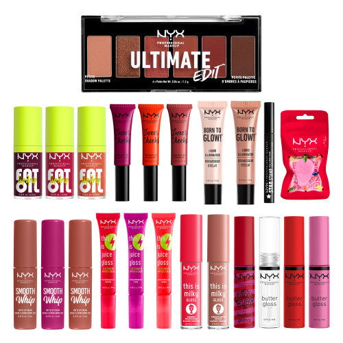 NYX Professional Makeup XMASS 24 Day Countdown Riboto leidimo advento kalendorius