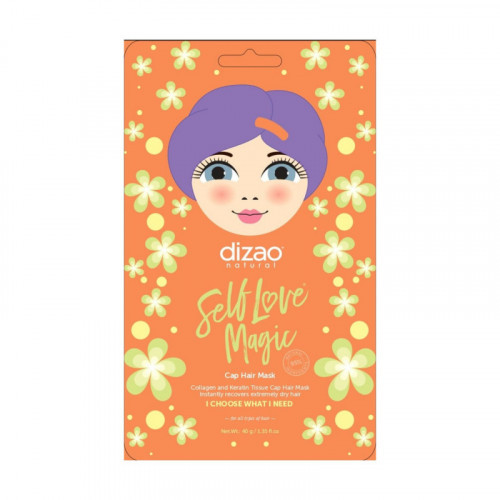 Dizao Collagen and Keratin Tissue Cap Hair Mask Plaukų kaukė - kepuraitė 40g
