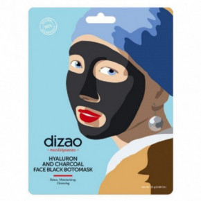 Dizao Hyaluron And Chacoal Face Black Botomask Veido kaukė