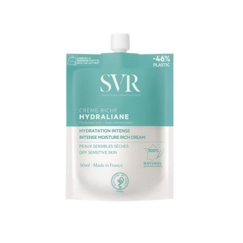 SVR Hydraliane Intense Moisture Rich Cream Drėkinamasis veido kremas dehidratuotai sausai odai 50ml