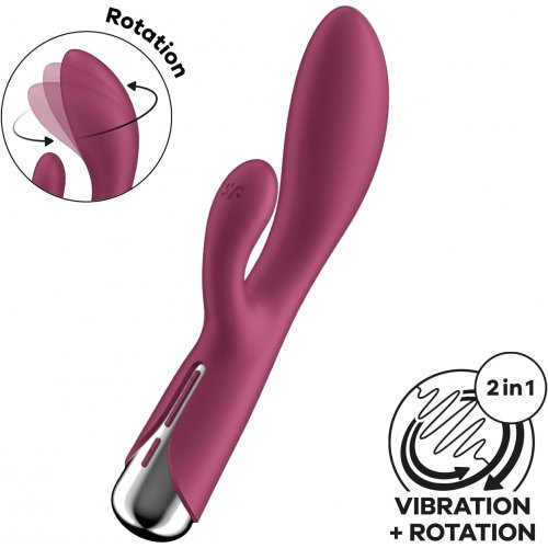 Satisfyer Spinning Rabbit 1 Vibratorius-triušis Purple