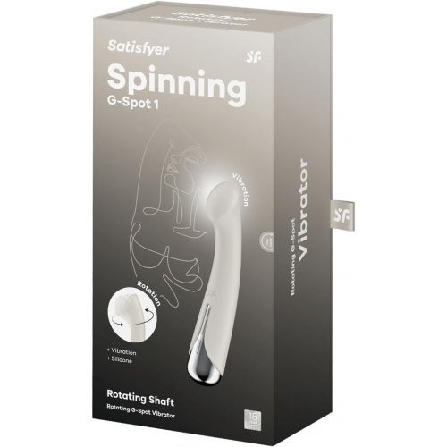 Satisfyer Spinning G-Spot 1 G-taško vibratorius White