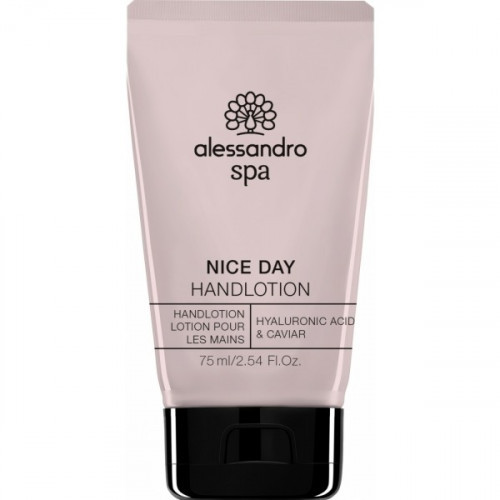 Alessandro Nice Day Hand Lotion Drėgmę palaikantis kasdieninis losjonas su hialurono rūgštimi 75ml