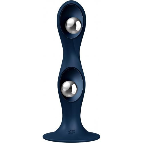 Satisfyer Double Ball-R Analinis ir vaginalinis vibratorius Blue