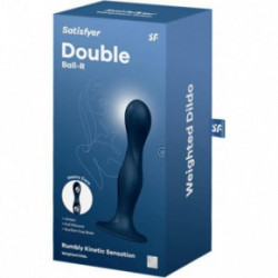 Satisfyer Double Ball-R Analinis ir vaginalinis vibratorius Blue