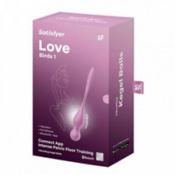 Satisfyer Love Birds 1 Vibruojantys vaginaliniai kamuoliukai Pink