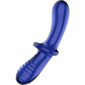 Satisfyer Double Crystal Universalus vibratorius Blue