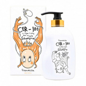 Elizavecca Cer-100 Collagen Coating Hair A+ Muscle Shampoo Juuste šampoon 500ml