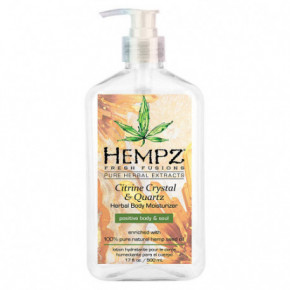 Hempz Citrine Crystal & Quartz Herbal Body Moisturizer Kehakreem 500ml