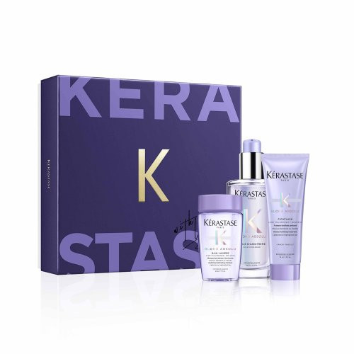 Kérastase Blond Absolu Huile Holidays Gift Set Šviesintų plaukų priežiūros priemonių rinkinys