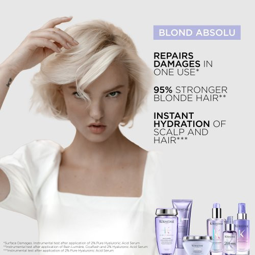 Kérastase Blond Absolu Huile Holidays Gift Set Šviesintų plaukų priežiūros priemonių rinkinys