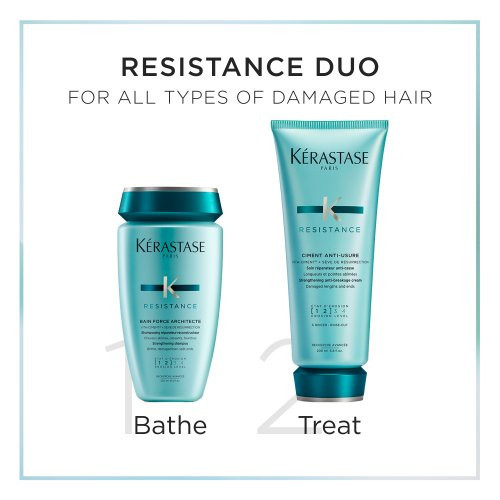 Kérastase Resistance Repairing Gift Set For Damaged Hair Plaukus stiprinantis rinkinys 250ml+200ml