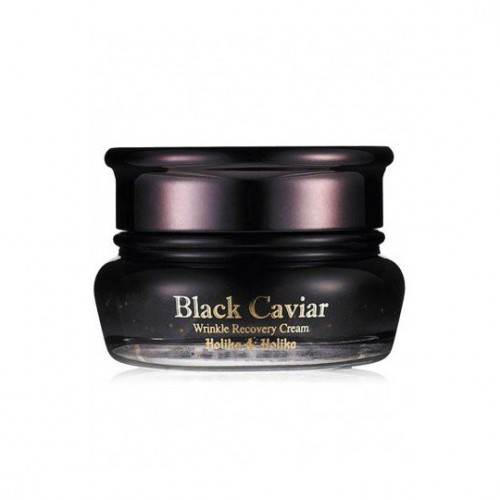 Holika Holika Black Caviar Anti-Wrinkle Cream Veido kremas nuo raukšlių su juodųjų ikrų ektraktu 50ml