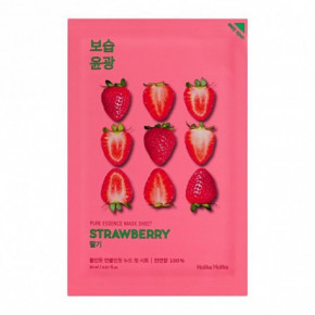 Holika Holika Pure Essence Mask Sheet Strawberry Lakštinė veido kaukė 20ml