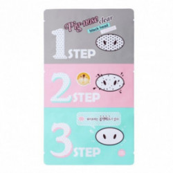 Holika Holika Pig Clear Blackhead 3-Step Kit nosies poras valantis rinkinys