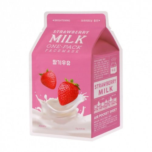 A'pieu Strawberry Milk One-Pack Veido kaukė 1 vnt.