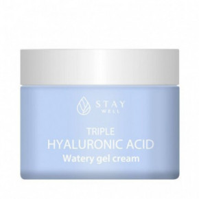 STAY WELL Triple Hyaluronic Acid Watery Gel Cream Gelinis veido kremas su hialuronu 50ml