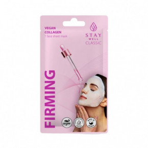 STAY WELL Classic Mask Firming Collagen Sejas maska ar kolagēnu 1gab.