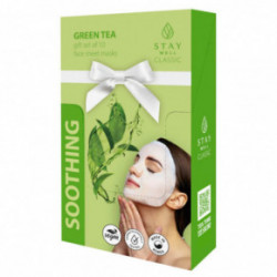 STAY WELL Classic Mask Soothing Green Tea Raminanti veido kaukė 1vnt.