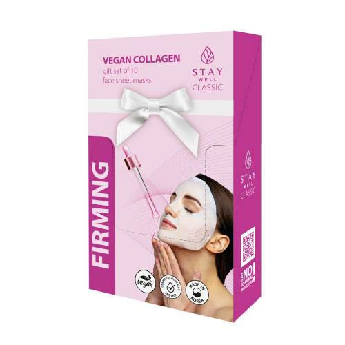 STAY WELL Classic Mask Firming Collagen Veido kaukė su kolagenu 1vnt.