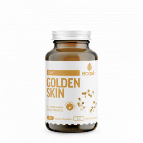 Ecosh Golden Skin Maisto papildas grožiui ir odai 30 kapsulių