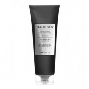Nanogen Shampoo & Half-Conditioner Plaukų apimtį didinantis šampūnas ir kondicionierius vyrams 240ml