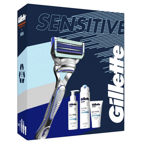 Gillette Skinguard Sensitive + Skin Veido priežiūros rinkinys 1 vnt.