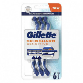 Gillette Disposable Razor For Sensitive Skin Vienkartiniai skustuvai 6vnt