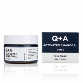 Q+A Activated Charcoal Detox Face Mask 50g
