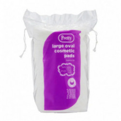 Pretty Large Oval Cosmetic Pads Dideli vatos diskeliai 50vnt