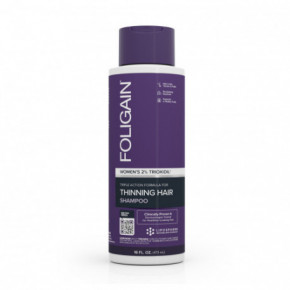 Foligain Hair Regrowth Shampoo Matu augšanu stimulējošs šampūns ar 2% Trioksidilu 473 ml