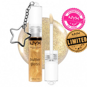 NYX Professional Makeup Butter Lip Gloss 25k Gold Lūpų blizgis 13ml