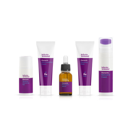 Juliette Armand Antiage Home Therapy Kit Odos senėjimą stabdančių priemonių rinkinys Rinkinys