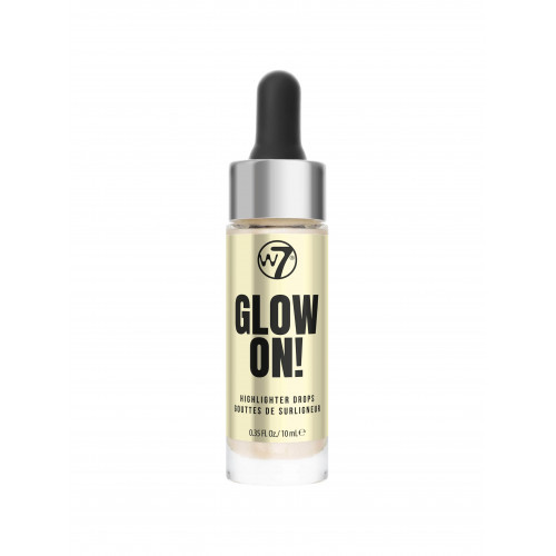W7 Cosmetics Glow On Highlighter Drops Švytėjimo suteikianti priemonė 10ml