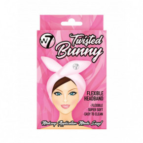 W7 Cosmetics Twisted Bunny Flexible Headband Peapael 1 tk