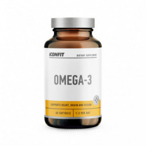 Iconfit Omega-3 Capsules Omega-3 maisto papildas 60 kapsulių