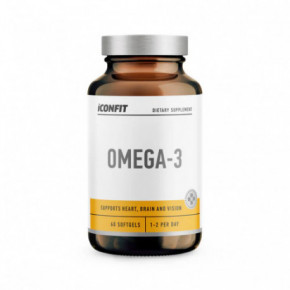 Iconfit Omega-3 Capsules Omega-3 uztura bagātinatājs 60 kapsulas