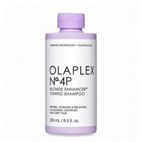 Olaplex No. 4P Blonde Enhancer Toning Shampoo Tonuojantis ir plaukus stiprinantis šampūnas 250ml