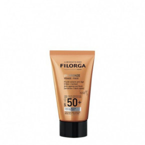 Filorga UV Bronze Face Anti-Ageing Sun Fluid SPF50+ Päikesekaitse näokreem 40ml
